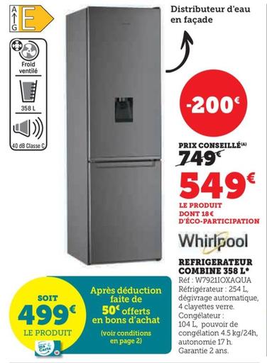 Refrigerateur Combine 358l