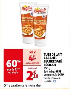 Tube De Lait Caramel Beurre Salé Régilait