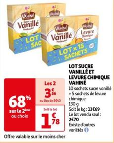 Lot Sucre Vanillé Et Levure Chimique