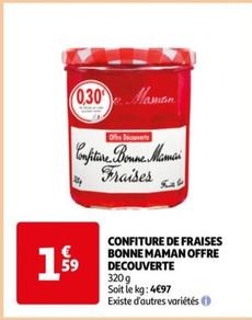 Confiture De Fraises Offre Decouverte