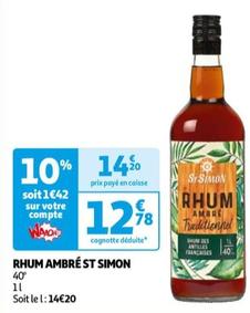 St Simon - Rhum Ambre