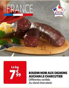 Auchan - Boudin Noir Aux Oignons Le Charcutier