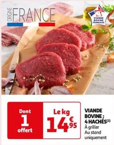 Viande Bovine: 4 Hachés