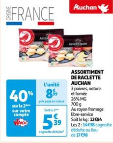 Auchan - Assortiment De Raclette