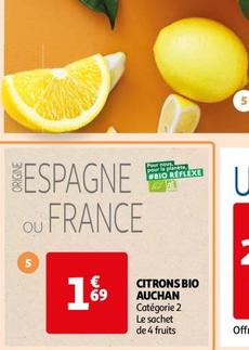 Auchan - Citrons Bio