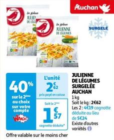 Auchan - Julienne De Légumes Surgelée