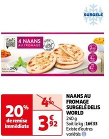 Delis World - Naans Au Fromage Surgelé