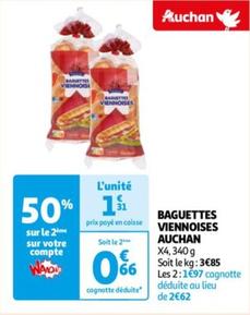 Auchan - Baguettes Viennoises