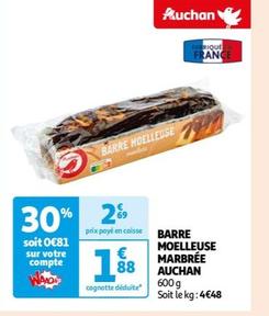 Auchan - Barre Moelleuse Marbree