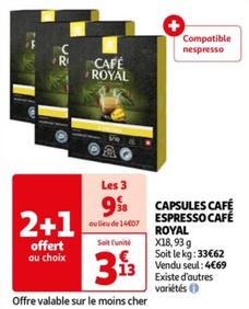 Capsules Cafe Espresso