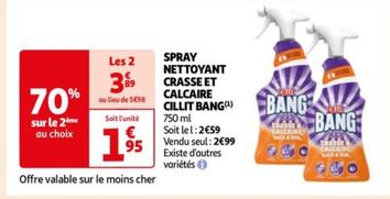 Cillit Bang - Spray Nettoyant Crasse Et Calcaire