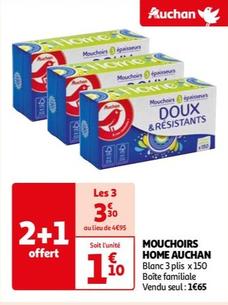 Auchan - Mouchoirs Home