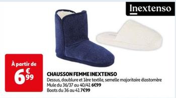 inextenso - chausson femme