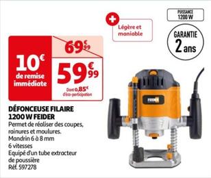 Feider - Défonceuse Filaire 1200 W