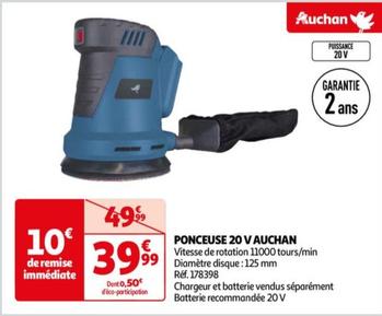 Auchan - Ponceuse 20 V