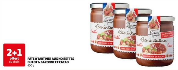 Lucien Georgeli - Pâte À Tartiner Aux Noisettes Du Lot & Garonne Et Cacao