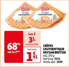 Crêpes L'authentique Paysan Breton