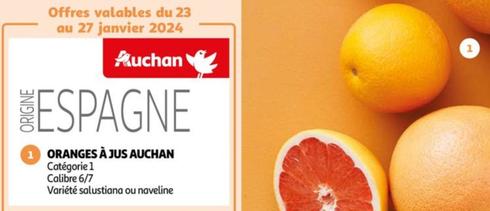 Oranges À Jus Auchan