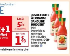 Jus De Fruits À L'orange Sanguine