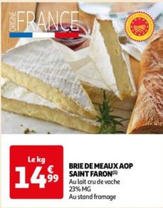 Brie De Meaux Aop Saint Faron