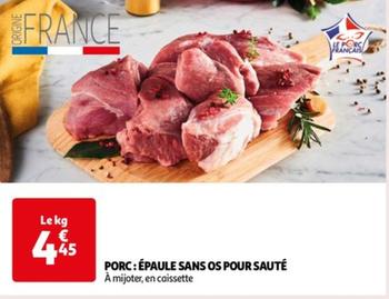 Porc: Épaule Sans Os Pour Sauté