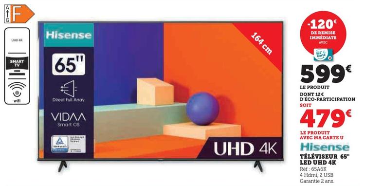 Televiseur 65'' Led Uhd 4k