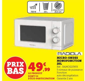 Radiola - Micro-ondes Monofonction