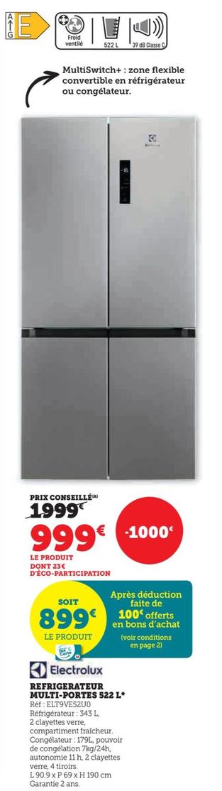Refrigerateur Multi-portes 522 L