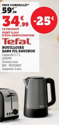Bouilloire Sans Fil Equinox