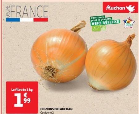 Auchan - Oignons Bio