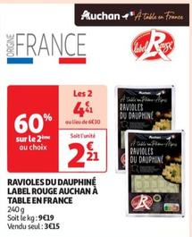 Auchan - Ravioles Du Dauphine Label Rouge