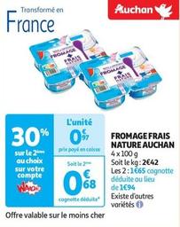 Auchan - Fromage Frais Nature