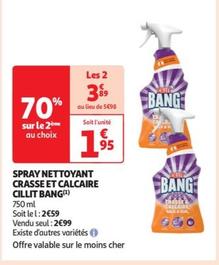 Spray Nettoyant Crasse Et Calcaire Cillit