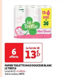 Papier Toilette Maxi Douceur Blanc