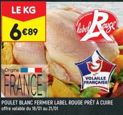 Poulet Blanc Fermier Label Rouge Pret A Cuire