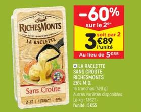 La Raclette Sans Croute