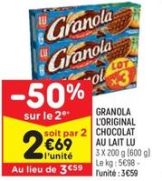 Granola L'original Chocolat Au Lait