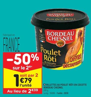 Bordeau Chesnel - Rillettes Au Poulet Rôti En Cocotte