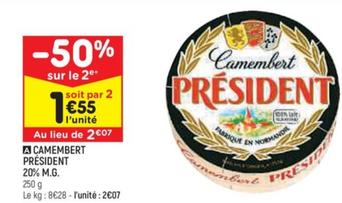 Président - Camembert 20% M.g.