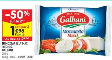 Galbani - Mozzarella Maxi 18% M.g.