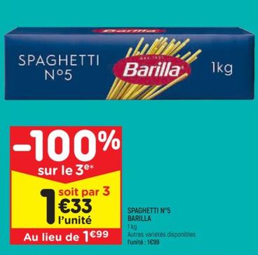 barilla - spaghetti n°5