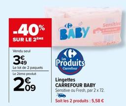 lingettes bébés