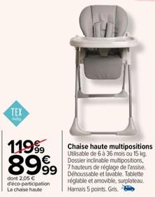 chaise haute