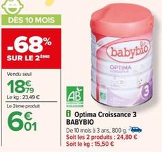 lait de croissance