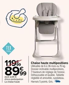 chaise haute