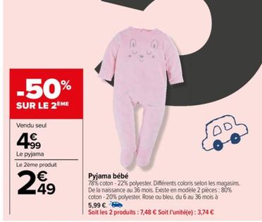 pyjama bébé