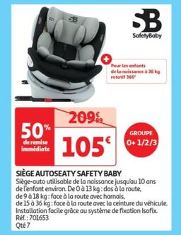 Safetybaby - Siège Autoseaty