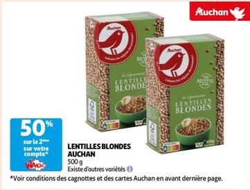 Auchan - Lentilles Blondes
