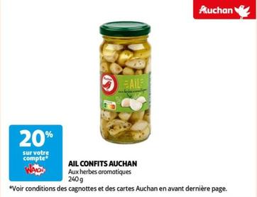 Auchan - Ail Confits