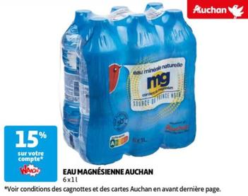 Auchan - Eau Magnésienne